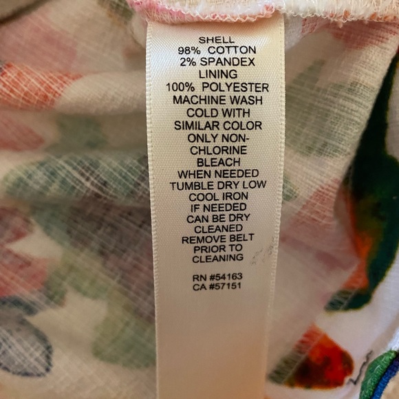 Eliza J cotton floral dress M/L - Picture 8 of 9